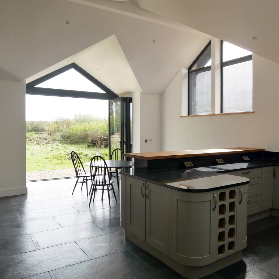 Kitchen interior with table and chair