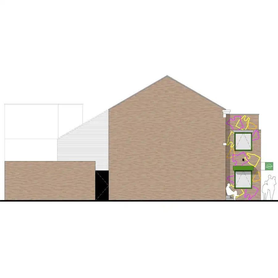 Architectural elevations side