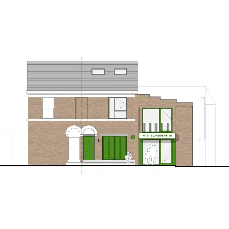 Architectural elevations front