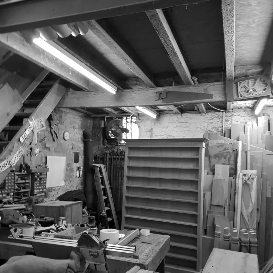 Kitchen interior with table and chair