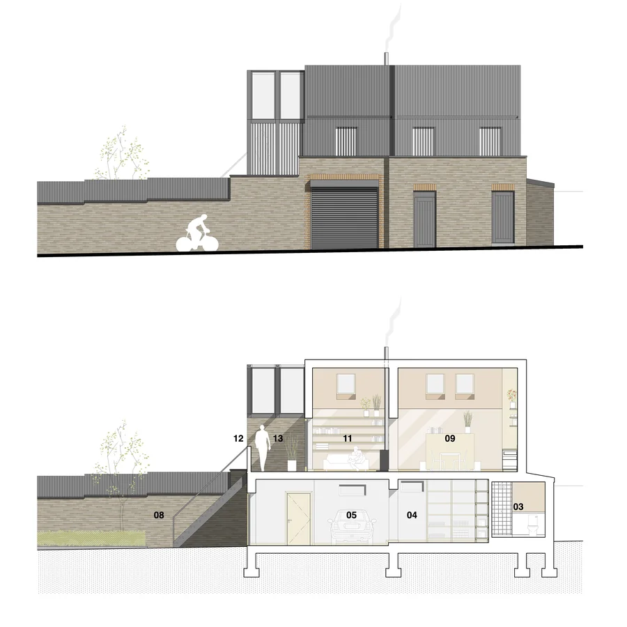 Second floor of farm house property