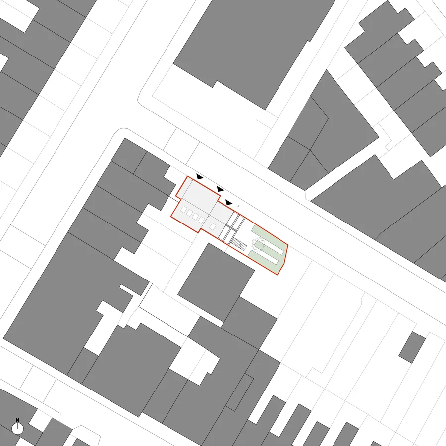 Architectural site plan of Welsh riverine property